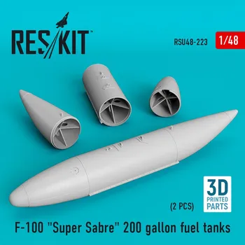 Plastikový model 1/48 F-100 'Super Sabre' 200 gallon fuel tanks