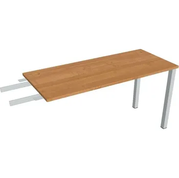 Kancelářský vozík HOBIS přídavný stůl do úhlu - UE 1400 RU, hloubka 60 cm, olše + doprava zdarma