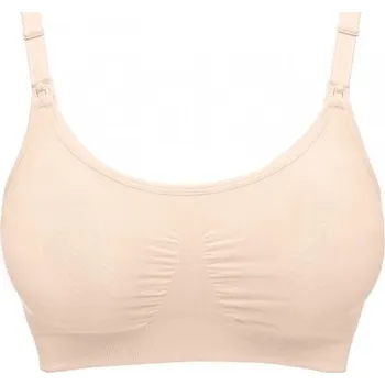 Těhotenské spodní prádlo MEDELA podprsenka 3v1 pro kojení a odsávání béžová vel. XL