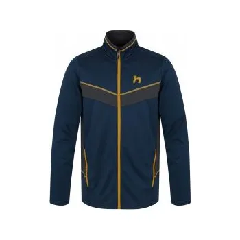 Pánské oblečení Hannah TREYVON reflecting pond L; Modrá mikina + DÁREK DLE VÝBĚRU!