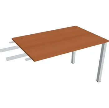 Kancelářský vozík HOBIS přídavný stůl do úhlu - US 1200 RU, hloubka 80 cm, třešeň + doprava zdarma