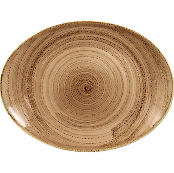 Talíř RAK Porcelain RAK Twirl talíř oválný 36 × 27 cm – shell | RAK-TWNNOP36SH