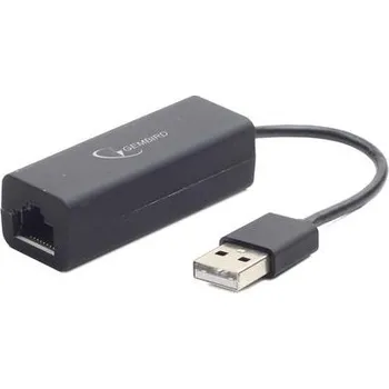 Síťová karta GEMBIRD NIC-U2-02 USB sitovka 100/10 externí karta, USB ethernet adapter síťová karta NIC-U2-02