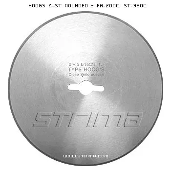 Řezný kotouč HOOGS, FAVORIT Kruhový nůž HOOGS Z+ST ROUND = FA-200C, ST-360C BS