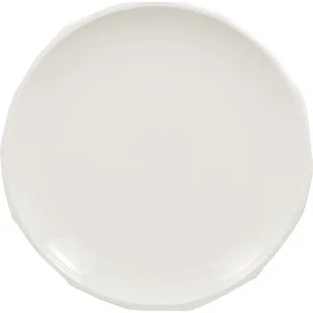 Talíř RAK Porcelain RAK Talíř řezaný mělký 24 cm – bílá | RAK-STCP24OC18