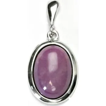 Přívěsek Stříbrný přívěsek přírodní phosphosiderit - P1454 (Stříbrný přívěsek s phosphosideritem 10 x 14 mm)