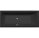 Obdélníková vana Polysan CLEO 180x80 cm akrylát černá 95611BM