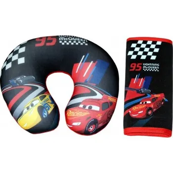 Cestovní polštářek Cestovní sada polštářek záhlavník a potah na pás Cars > varianta cars