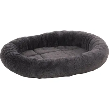 Polštář Polštář FLAMINGO Isaura oválný tmavě šedý 45x37x7cm