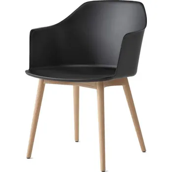 Jídelní židle &Tradition Židle Rely HW76 s područkami, oak/black