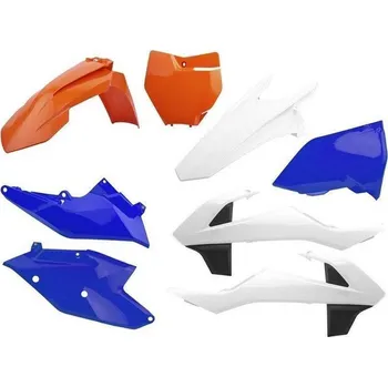 POLISPORT kompletní plasty KTM EXC/EXCF 17-19, barva SIX DAYS bez kryty chladiče světla (bez nálepek SIX DAYS) KTM EXC 200 rok 17-19