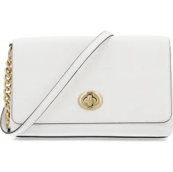 Módní doplněk Coach Kůžoná crossbody kabelka EX W CROSSTOWN XBODY | Barva:krémová | Velikost:OS