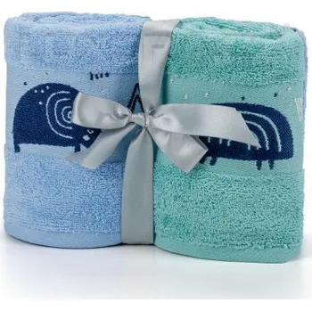 Ručník Sada ručníků ZVÍŘÁTKA - 2x 30 x 50 cm, 2x 50 x 70 cm