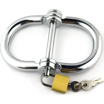VšeNaSex.cz Ocelová pouta na ruce Double Hand Lock - XL size
