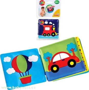 Hračka pro nejmenší Omyvatelná dětská plastová baby knížečka pro nejmenší děti