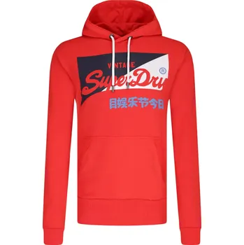 Pánská móda Superdry Mikina PRIMARY | Barva:oranžový | Velikost:M
