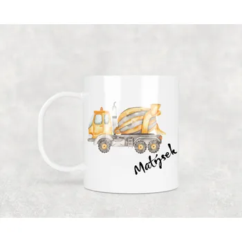 Domovi Plastový hrnek s vlastním jménem Domichavač 330ml Barva ucha a zevnitř: Bílá