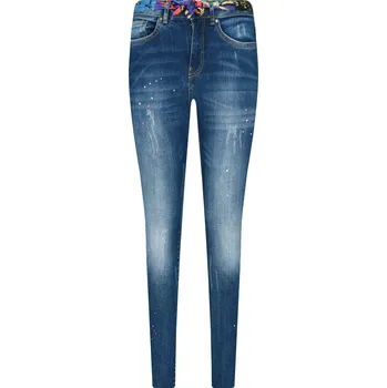 Desigual Džíny RAINBOW | Barva:tmavě modrá | Velikost:26