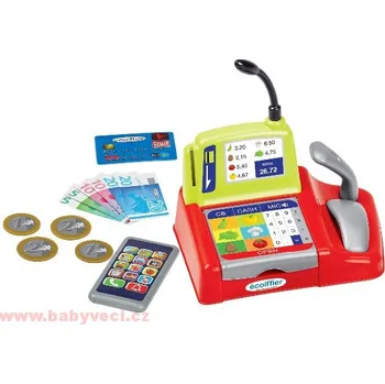 Dětská kuchyňka Pokladna se smartphonem Écoiffier a 15 doplňků > varianta pokladna