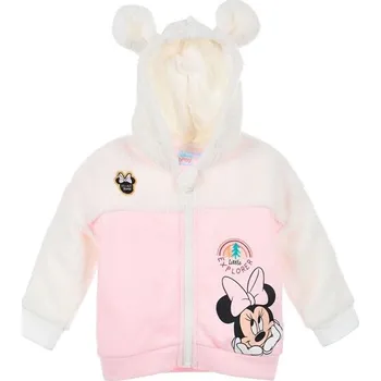Dívčí mikina Disney Minnie Mouse Dívčí mikina - smetanová/světle růžová Velikost: 86