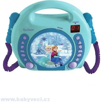 Hračka pro nejmenší Dětský CD přehrávač s mikrofony ledové království > varianta frozen