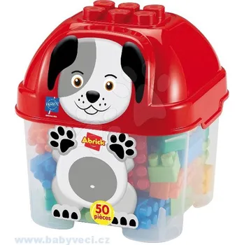 ostatní stavebnice Abrick kostky stavebnice v doze pejsek > varianta pejsek