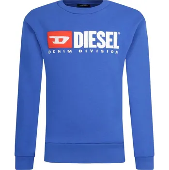 Pánská mikina Diesel Mikina SCREWDIVISION OVER | Barva:modrý | Velikost:132