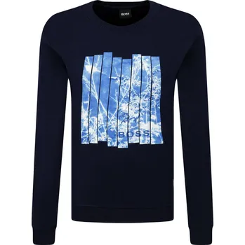 Pánská mikina BOSS CASUAL Mikina Woisch | Barva:tmavě modrá | Velikost:M