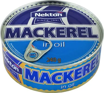 Nakládaná potravina NEKTON-Produkte Makrela v rostlinném oleji 240 g