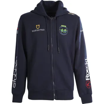 Dámská mikina EQUESTRO Mikina Multilogo Equestro, pánská, navy L