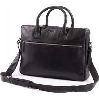 Pánská aktovka Pánská kožená taška na notebook 15,6 SGL-105 černá, SEGALI