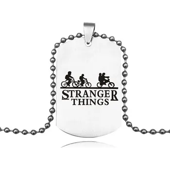 Náhrdelník řetízek vojenská známka Stranger Things