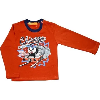 Kojenecké tričko dlouhý rukáv Mašinka oranž 902/69 vel. 74