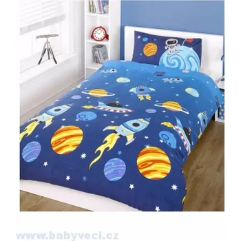 Povlečení Dětské povlečení vesmír raketa > varianta raketa