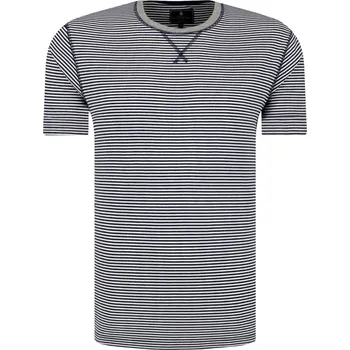 Pánské tričko Hackett London Tričko HRR STRIPE | Barva:tmavě modrá | Velikost:XL