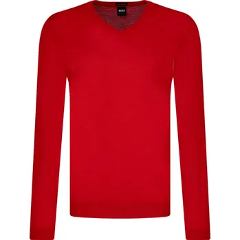 Pánský svetr boss Vlněný svetr Melba P | Barva:červený | Velikost:L