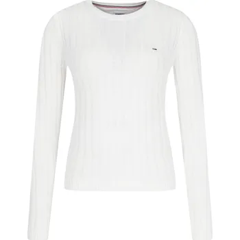 Dámský svetr Tommy Jeans Svetr | Barva:bílý | Velikost:M