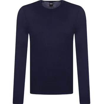 Pánský svetr BOSS CASUAL Svetr kwasiros | Barva:tmavě modrá | Velikost:M