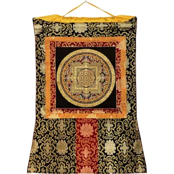 Malovaný obraz THANGKA 90x59 cm