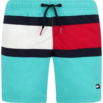 Pánské kraťasy Tommy Hilfiger Koupací šortky | Barva:tyrkysový | Velikost:128/140