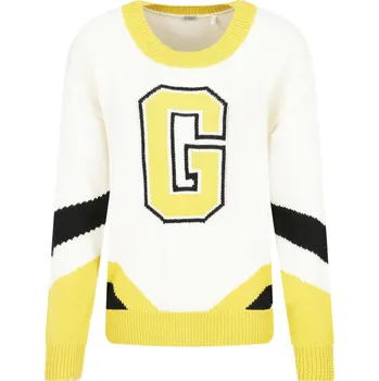 Dámský svetr GUESS JEANS Svetr MARTA | Barva:žlutý | Velikost:XS