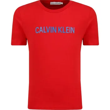 CALVIN KLEIN JEANS Tričko Logo | Barva:červený | Velikost:128
