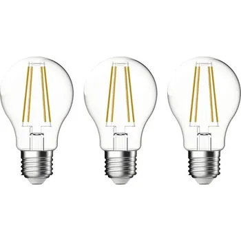 Žárovka LED žárovka A60 E27 / 8 W ( 75 W ) 1055 lm 2700 K čirá bal. - 3 ks