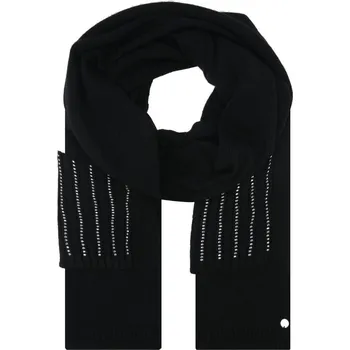 Šátek Liu Jo Šála s přídavkem vlny a kašmíru | Barva:černý | Velikost:OS