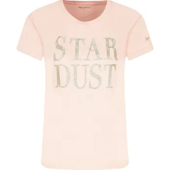 Dámské tričko Pepe Jeans London Tričko LACEY | Barva:pudrově růžový | Velikost:XS