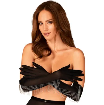 Smyslné rukavičky Milladis gloves - Obsessive černá XL/2XL