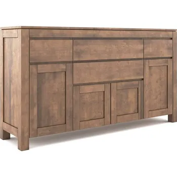 Komoda Buková komoda ONTARIO Hunam Barevné provedení: Dub tmavý