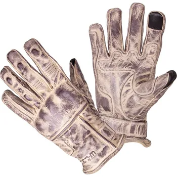 Moto rukavice W-TEC Moto rukavice Bresco béžová krémová - 3XL