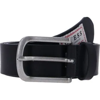 Opasek GUESS JEANS Kůžoný opasek ESSENTIAL | Barva:černý | Velikost:S