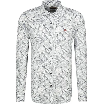 Pánská košile Napapijri Košile GRUARO | Barva:bílý | Velikost:L